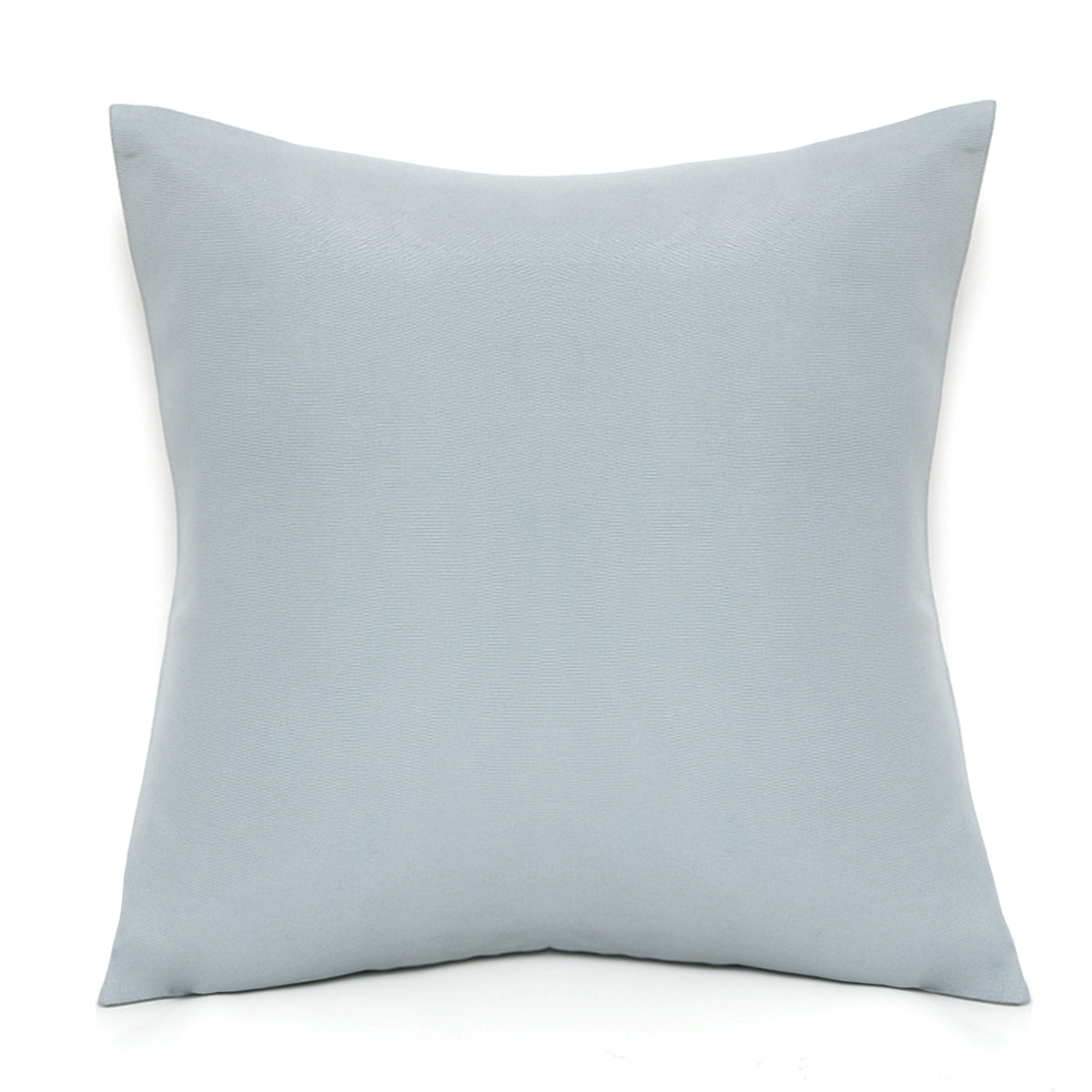 Light Blue Woven Cushion Cover 18x18 – Soft Decorative Throw Pillow for Sofa, Bed & Living Room Décor