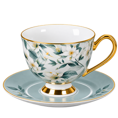 12 PCS Luxury Cup & Saucer Set – Elegant Tea & Coffee Tableware