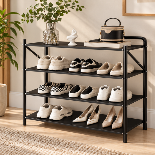 Foldable Metal Shoes Rack Stand