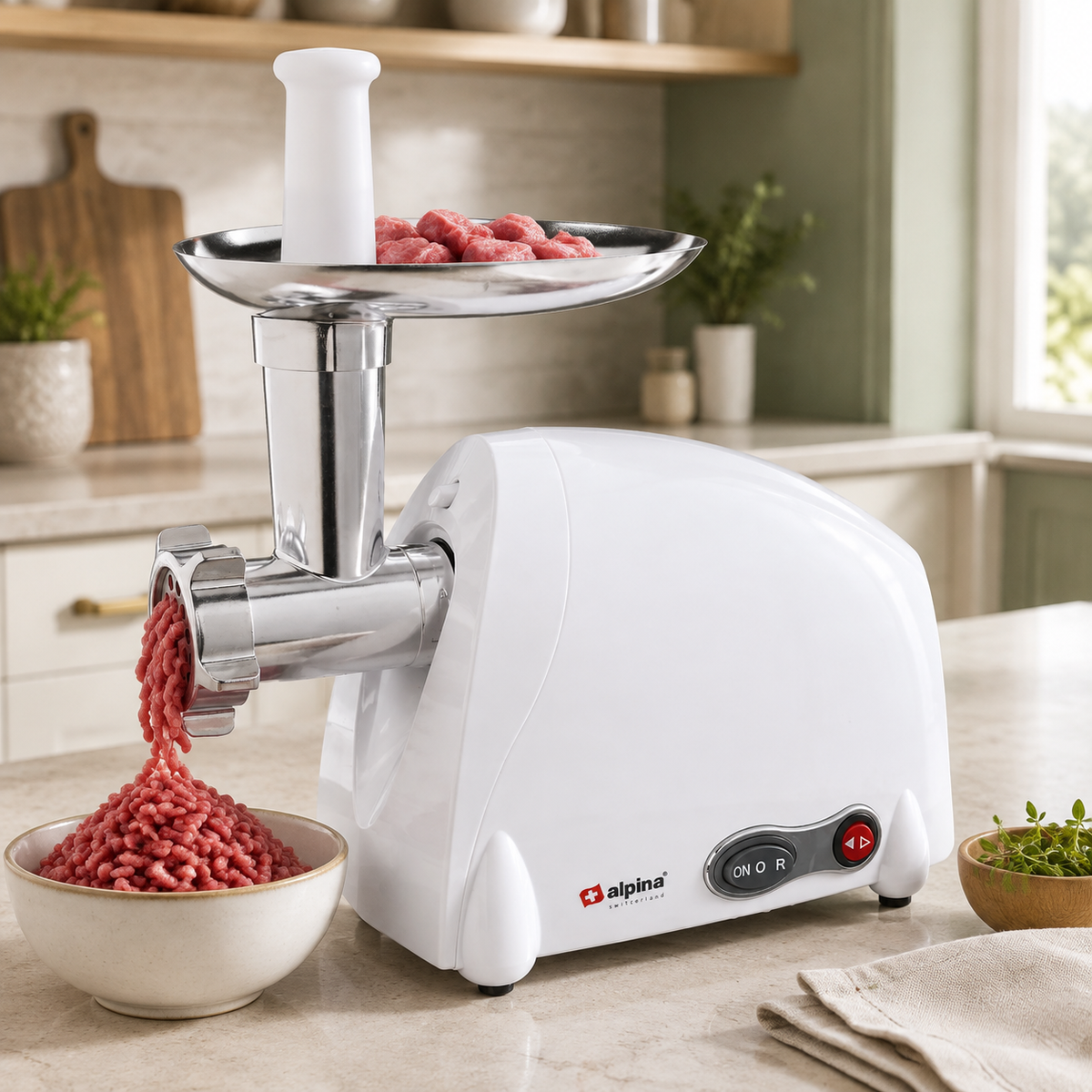 Meat Grinder White 2000W