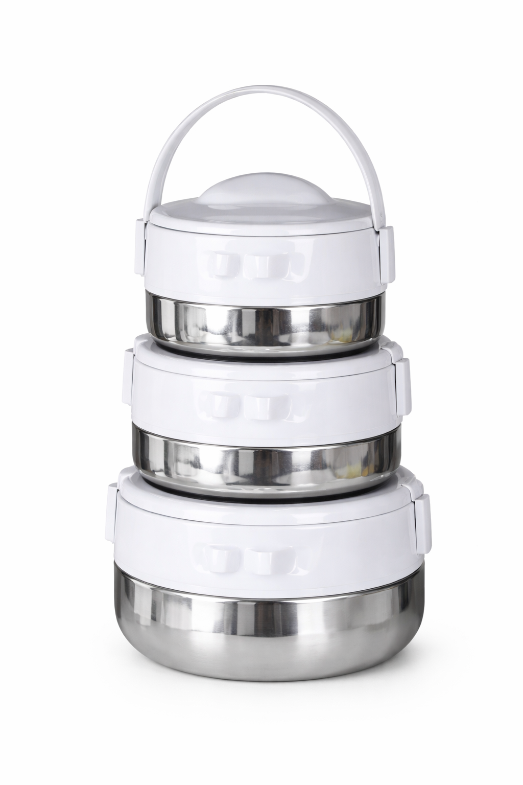 Hot Pot Casserole Set – 3 Pcs White Insulated Set