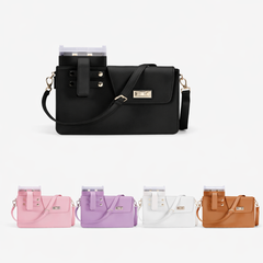 Cross Body Tumbler Bag – Stylish Hands-Free Cup Holder Sling with Phone & Card Pouch