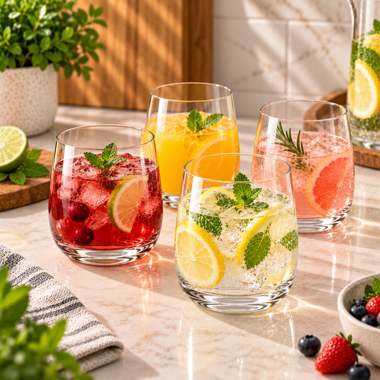 4 Pcs Clear Glass Set – 420ml
