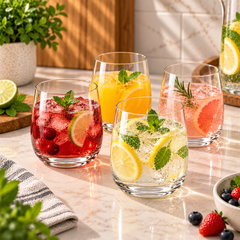 4 Pcs Clear Glass Set – 420ml