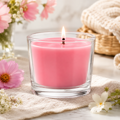Glass Wax Candle Assorted | Scented Decorative Jar Candle for Home Décor & Relaxation - Habitt
