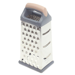 4-Sided Stainless Steel Box Grater with Soft Grip Handle