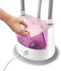 Philips Garment Steamer GC485 – Vertical Fabric Steamer with Large Water Tank & Adjustable Pole