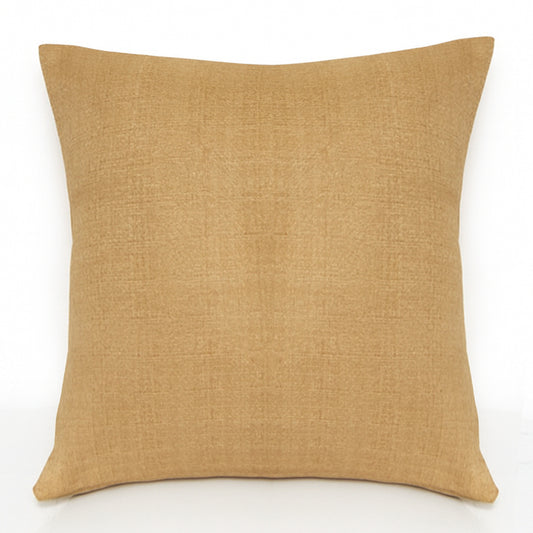 Jute Texture Cushion Cover 18x18 – Rustic Decorative Throw Pillow for Sofa, Bed & Living Room