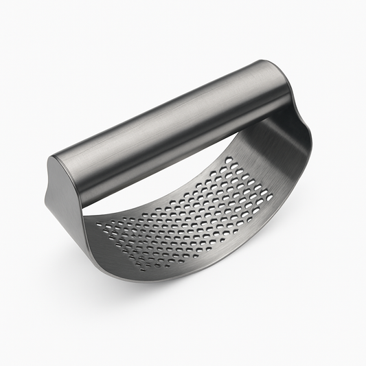 Garlic Press with Stainless Steel Handle – Durable & Easy to Use Kitchen Tool