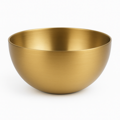 Gold Salad Bowl – Elegant Serving Bowl (20cm, 24cm, 28cm)