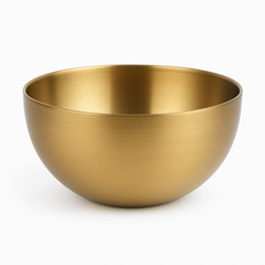 Gold Salad Bowl – Elegant Serving Bowl (20cm, 24cm, 28cm)