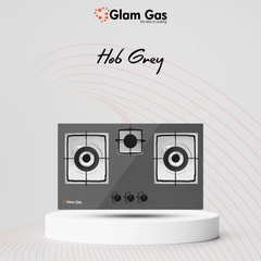 Gas Stove Hob Grey