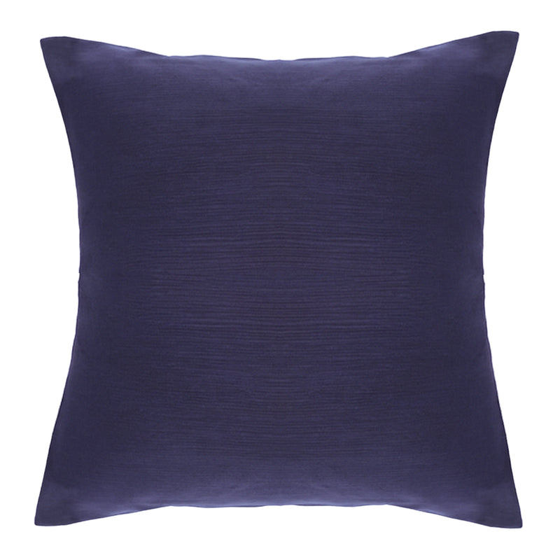 Blue Woven Dot Cushion Cover 18x18 – Elegant Decorative Throw Pillow for Sofa, Bed & Living Room - Habitt