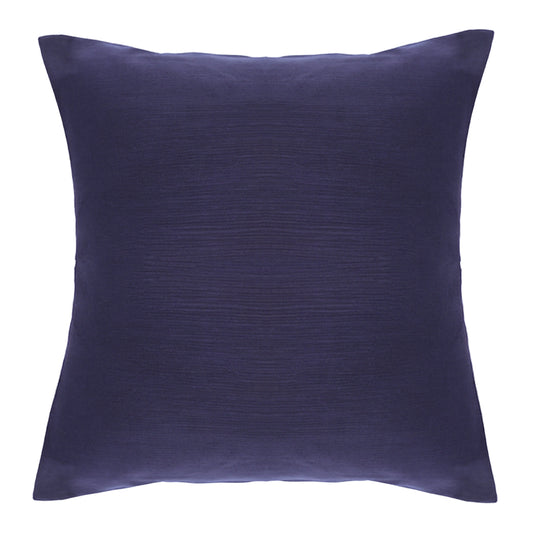 Blue Woven Dot Cushion Cover 18x18 – Elegant Decorative Throw Pillow for Sofa, Bed & Living Room