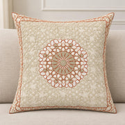 Taffy Marrakech Embroidered Cushion Cover 18x18 - AI lifestyle visualization