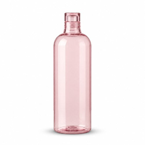 1000ml Pink Clear Water Bottle - Original product photo
