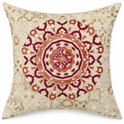 Mars Red Moroccan Inspired Screenprint Cushion Cover 18x18 - Original product photo