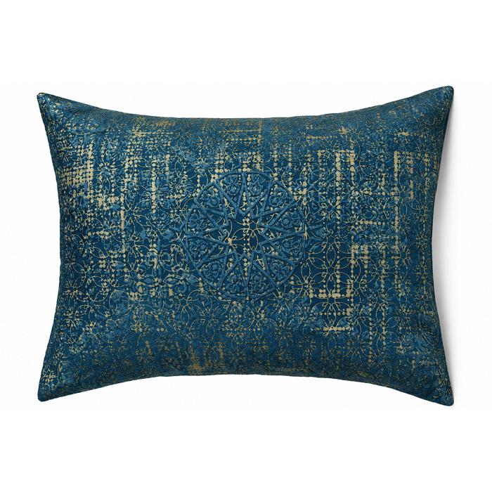 Balsam Cushion Cover with Midnight Marrakech Screenprint 12x18 - Original product photo
