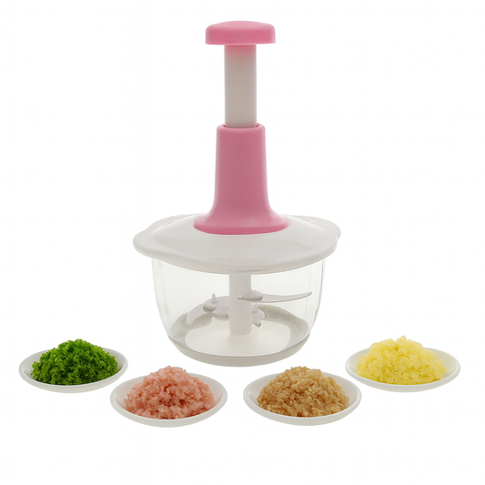 Manual Kitchen Hand Chopper – 1.5L Push‑Down Vegetable & Fruit Dicer