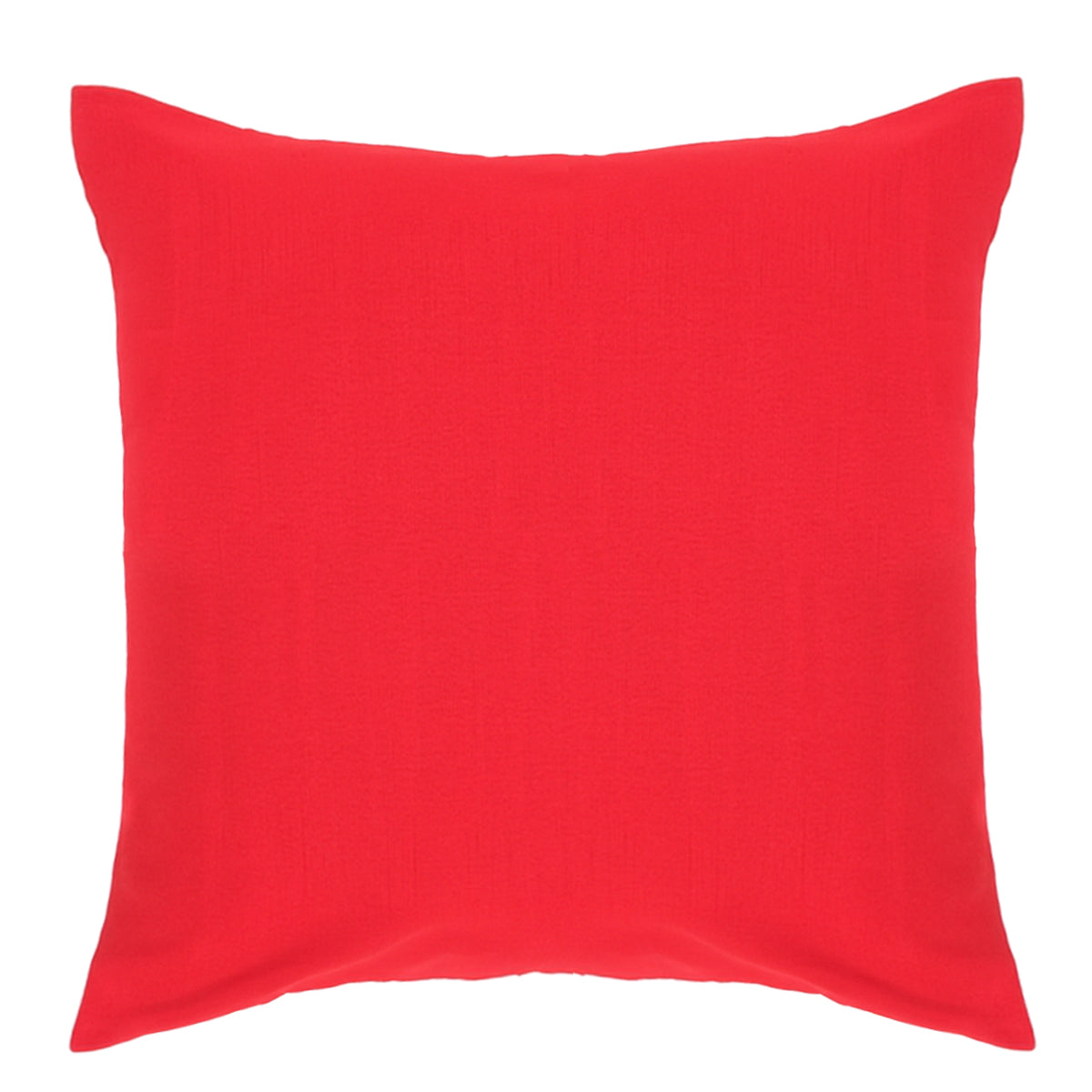 Orange Twill Cushion Cover 18x18 – Bright Plain Decorative Throw Pillow for Sofa, Bed & Living Room