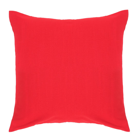 Orange Twill Cushion Cover 18x18 – Bright Plain Decorative Throw Pillow for Sofa, Bed & Living Room