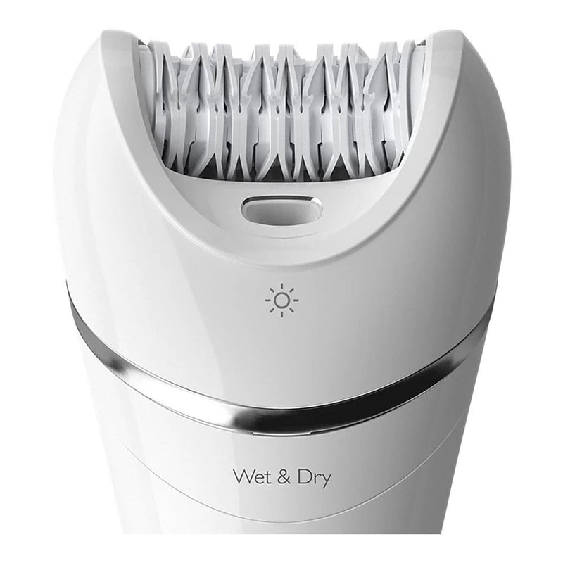 Philips BRE710/01 8000 Series Wet & Dry Epilator | Powerful Hair Removal with 5 Accessories for Smooth Skin - Habitt