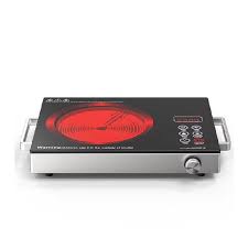 Sayona Infrared Cooker 2200W with Digital LED Display & Stainless Steel Body – Polished Black Crystal Plate (SIC-4532)