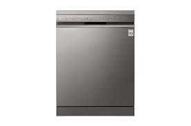 LG QuadWash™ Steam Dishwasher with EasyRack™ Plus & SmartThinQ™ – Premium Stainless Steel Finish (DFC435FP)