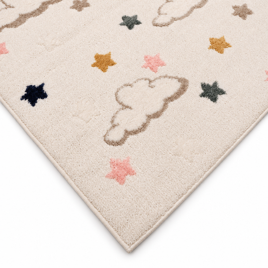 Kids Rugs 5x8 Ft EK74ACREAM/