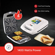 SANFORD 4 SLICE SANDWICH MAKER SF5723ST - Habitt