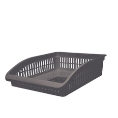 1pc Organizer Basket #3 (Assorted) – Large Plastic Storage Basket (Pink, Beige, Grey, White)