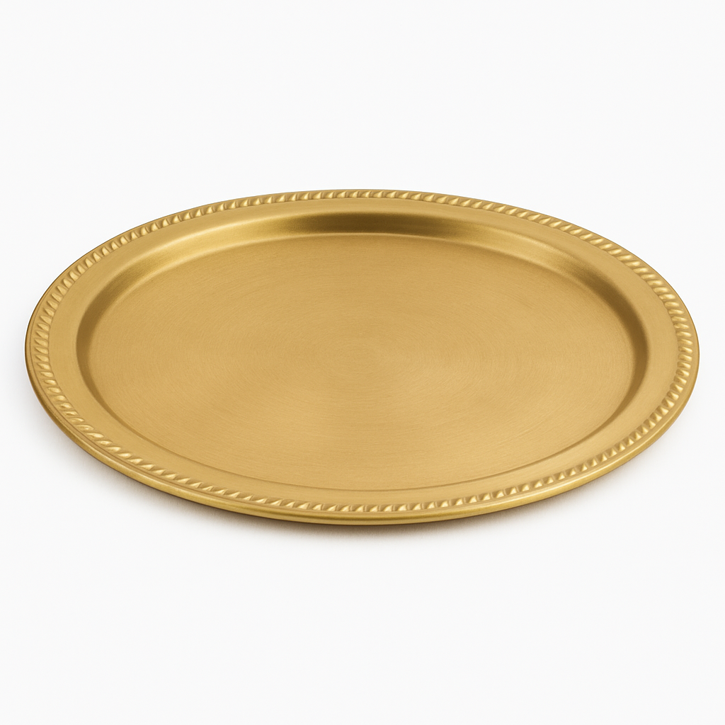 Oval Tray Gold – Elegant Serving & Decorative Tray (30cm, 41cm)