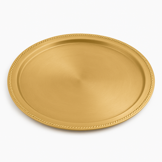 Oval Tray Gold – Elegant Serving & Decorative Tray (30cm, 41cm)