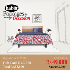 Shane - Bed  & 2 sides + Gift Card Worth 3,000/-
