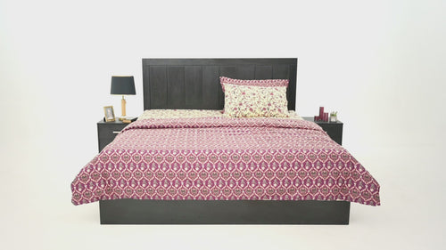 Blair King Size Bed W/2 Side Table