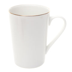 Bone Mug  – Elegant White Mug with Gold Rim - Habitt