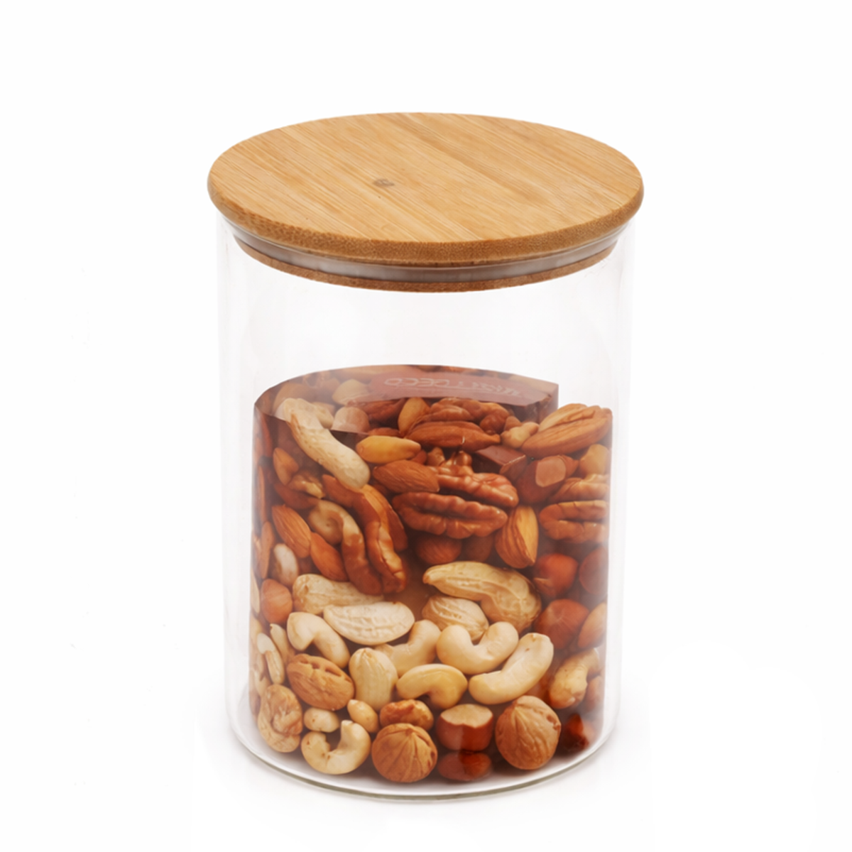Wood Lid Jar (Medium) – Modern Kitchen Storage Container - Habitt