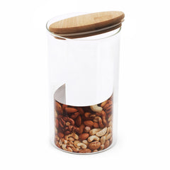 Wood Lid Jar (Large) – Modern Kitchen Storage Container - Habitt