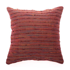 Multi Texture Cushion Cover 18x18" – Decorative Woven Throw Pillow Cover - Habitt