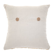 Soft Bark Cushion Cover 16x16" – Rustic Textured Decorative Pillow Cover - Habitt