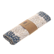 Beige & Gold Floral Textures Screen Print (Mother of Pearl) Runner 14x45" – Elegant Decorative Table Runner - Habitt