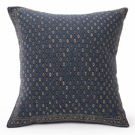 Cushion Cover 20x20 Sam – Classic Printed Decorative Pillow Cover - Habitt