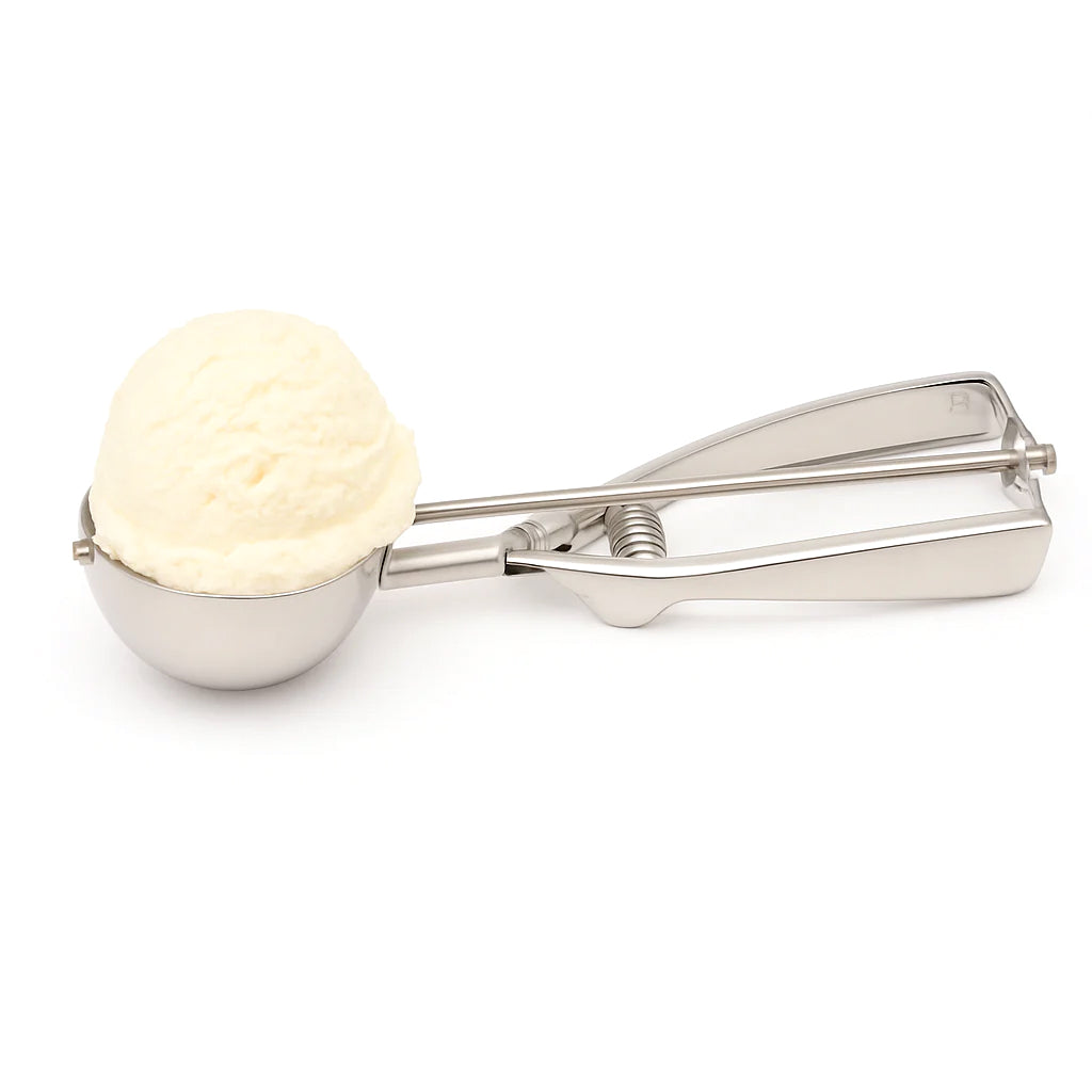 Stainless Steel Ice Cream Scoop – Spring Handle Disher