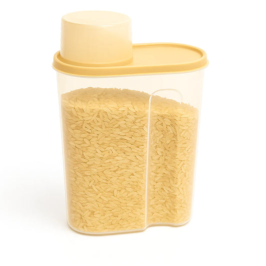 Large Airtight Cereal Jar – Big Food Storage Container with Measuring Cap