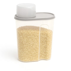 Large Airtight Cereal Jar – Big Food Storage Container with Measuring Cap
