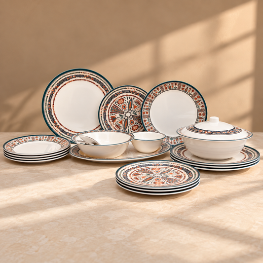 Dinner Set Multi Flora