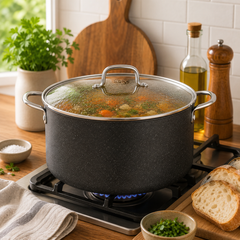 Doria Aluminum Non-Stick Casserole with Lid – 32x20 cm