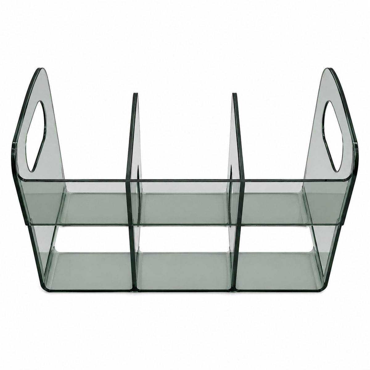 Desktop Book Rack Organizer – Multi-Slot Storage Shelf for Books, Notebooks & Office Accessories