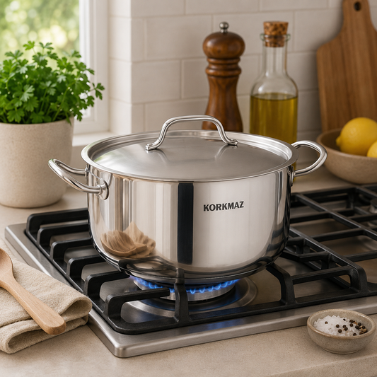 Proline Gastro Stainless Steel Casserole Pot Set – Professional Grade Cookware (Sizes: 20x12, 28x12, 28x16, 32x19, 36x10, 36x21, 40x25 cm)