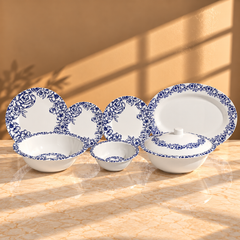 Azure Blossom Dinner Set